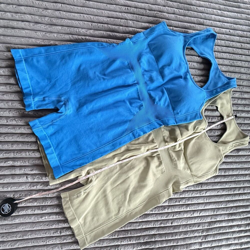One Piece Yoga Romper Fitness Bodysuits Push Up Shorts Workout Women's M/L